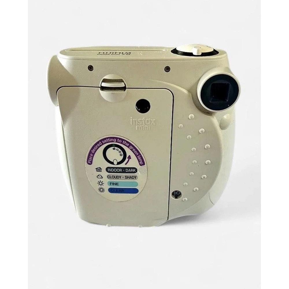 FujiFilm Instant Camera White Instax Mini 7S Tested And Works